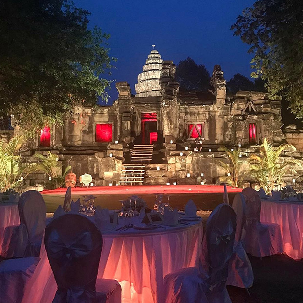 Gala Dinner in temple