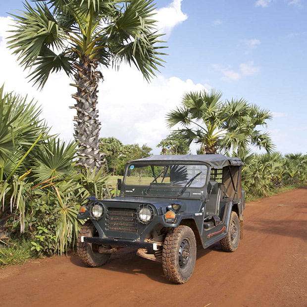 Jeep countryside sunset cocktail